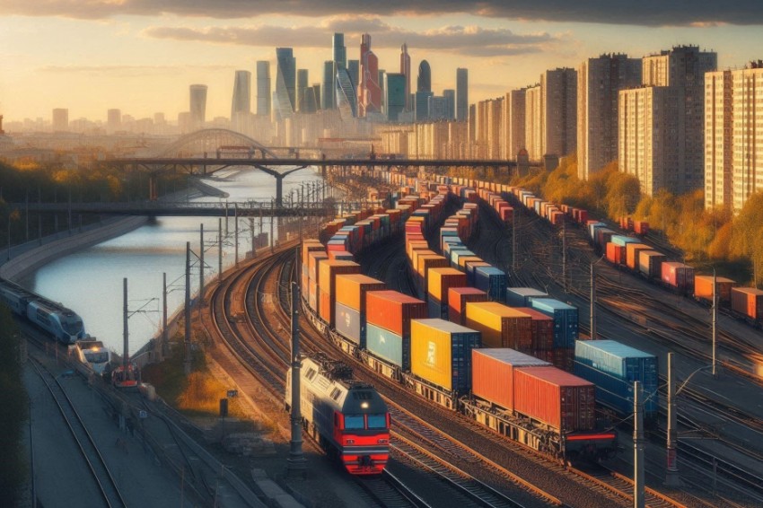 Транспортировка контейнеров по Московской железнодорожной сети в период с января по апрель текущего года увеличилась на 2,6%