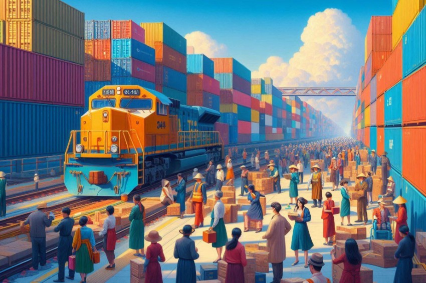 Транспортировка контейнеров по Горьковской железнодорожной линии за два месяца 2025 года увеличилась на 9,9%