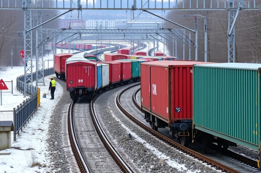 Транспортировка контейнеров по Горьковской железной дороге в период с января по июль 2025 года увеличилась на 7,2%