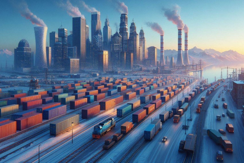 Транспортировка контейнеров по Западно-Сибирской железнодорожной линии за два месяца 2025 года увеличилась на 17,9%