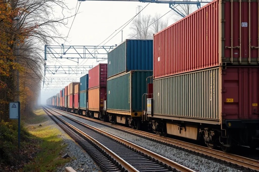 Транспортировка нагруженных контейнеров по Октябрьской железной дороге достигла 289,7 тыс. ДФЭ в первом полугодии.