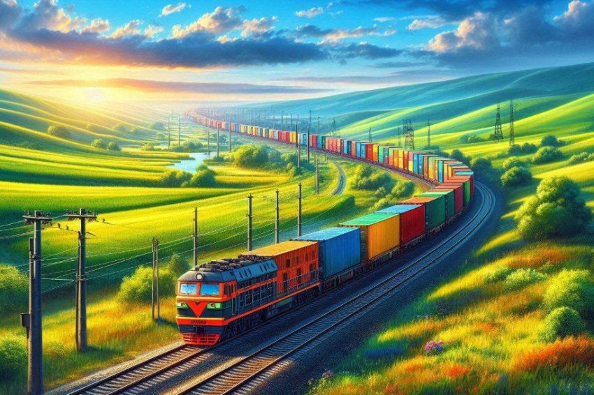 Транспортировка контейнеров по Куйбышевской железнодорожной линии в период с января по февраль 2025 года увеличилась на 11,7%