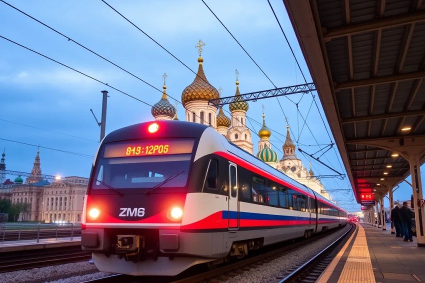 Транспортировка быстрыми железнодорожными составами по Горьковскому направлению в период с января по апрель текущего года увеличилась на 12%