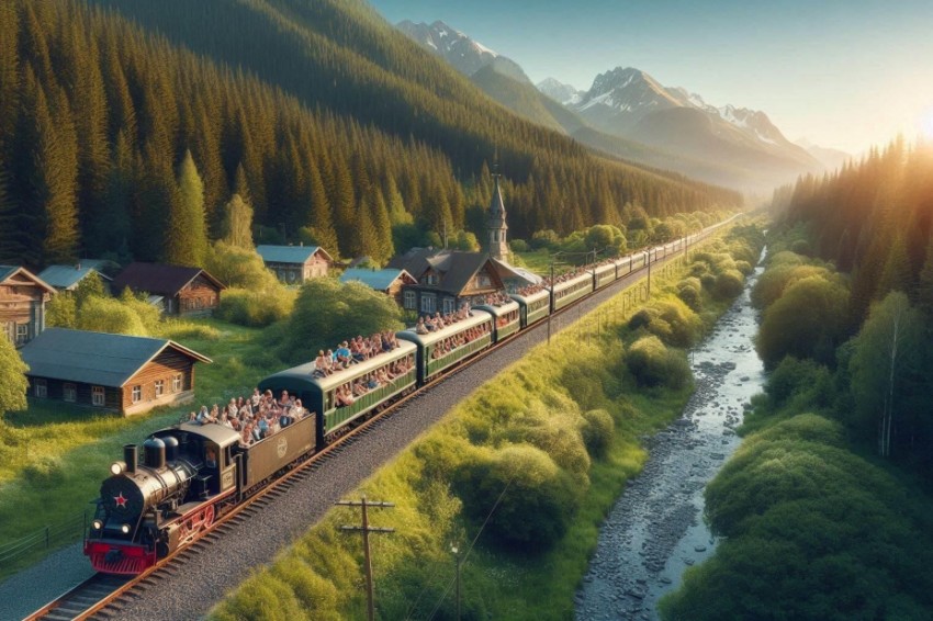 Транспортировка пассажиров по Горьковской железнодорожной линии в период с января по апрель 2025 года увеличилась на 2,3%