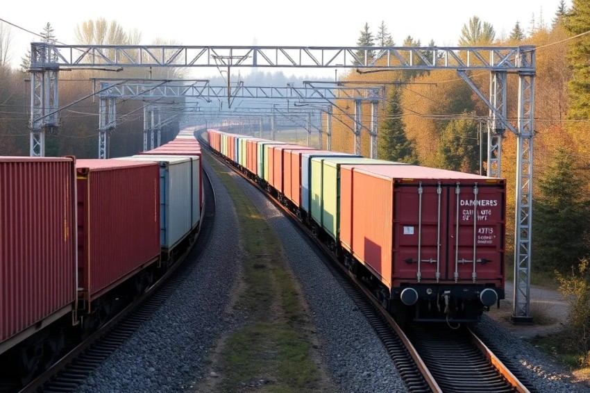 Транспортировка контейнеров по Приволжской железной дороге в период с января по июль 2025 года увеличилась более чем на 15%