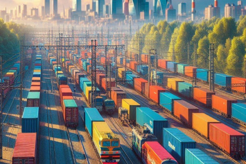 Транспортировка контейнеров по Московской железной дороге в период с января по март 2025 года увеличилась на примерно 3,1%