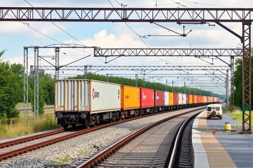 Транспортировка контейнеров по Горьковской железнодорожной линии увеличилась на 8,2% в период с января по июнь.