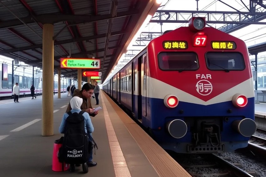 Транспортировка пассажиров с остановок Дальневосточной железной дороги в период с января по октябрь текущего года возросла на 6%