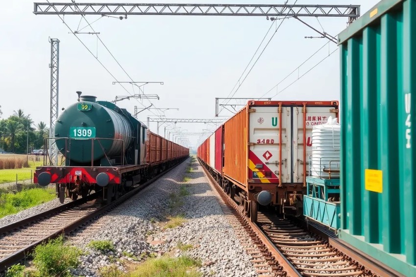 Транспортировка химических веществ и соды в контейнерах по Юго-Восточной железнодорожной линии за первое полугодие текущего года увеличилась на 26%