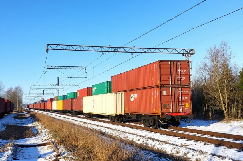 Транспортировка контейнеров по Свердловской железнодорожной линии с января по ноябрь текущего года увеличилась на 7,2%
