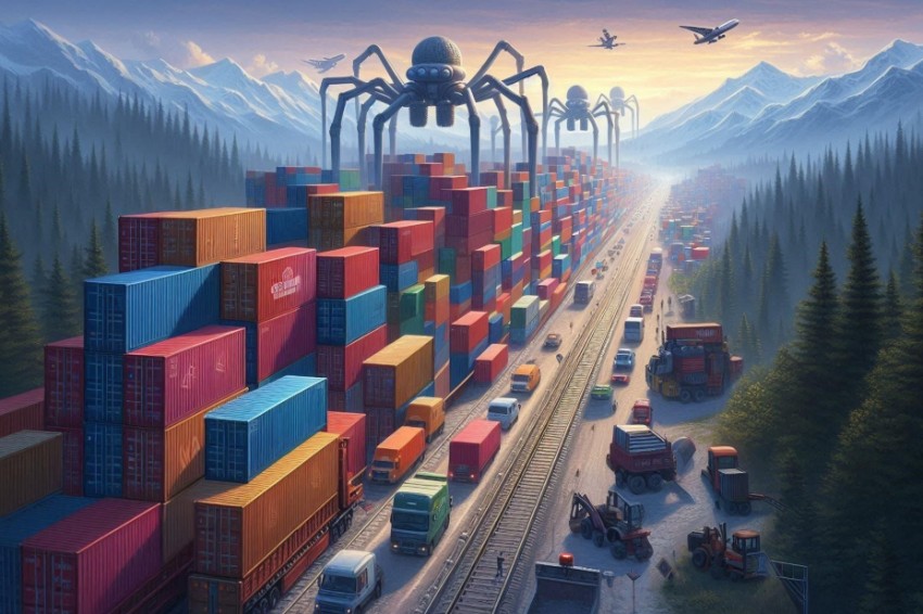 Увеличение объема контейнерных транспортировок по Свердловской железнодорожной линии за период с января по май 2025 года составило 16,6%