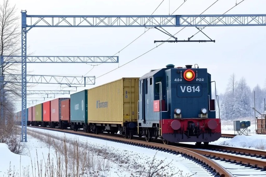 В 11-м месяце 2025 года объем грузовых операций на Свердловской железнодорожной линии достиг 10,1 миллиона тонн.