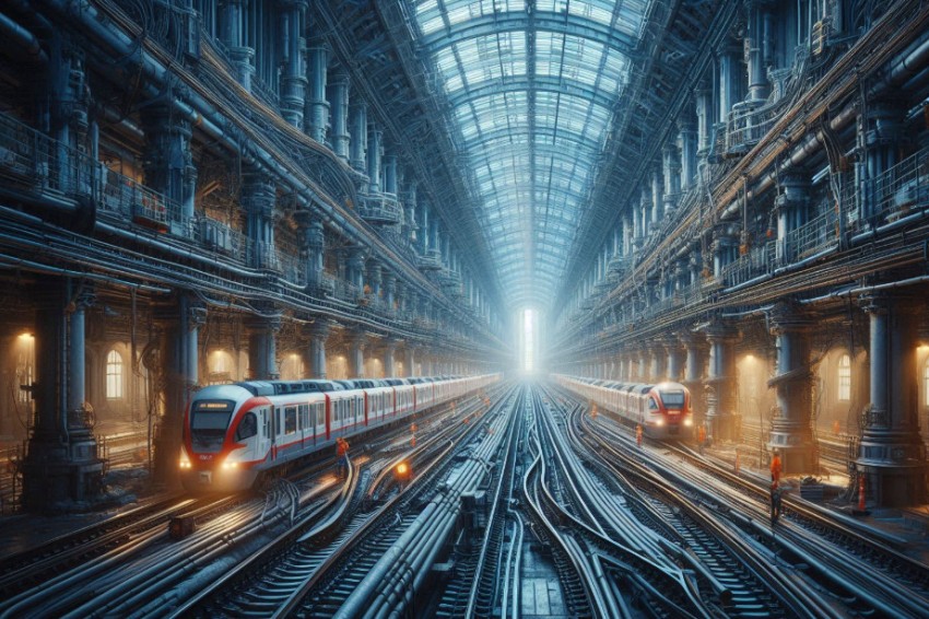 В 2025 году на Московской железнодорожной линии будет проведен ремонт протяженностью более 365 км путей.