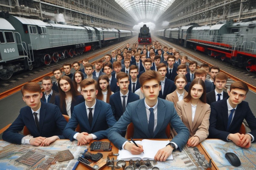 В 2025 году 800 студентов из Омска будут проходить стажировку на предприятиях Западно-Сибирской железной дороги.