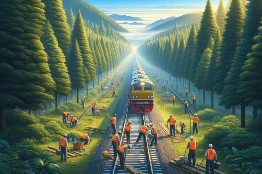 В 2025 году на Дальневосточной железной дороге будет проведен ремонт более 300 км железнодорожных трасс.