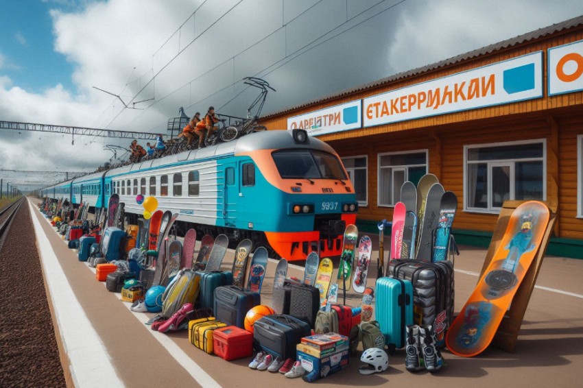 В Башкортостане проходит инициатива, предусматривающая безвозмездную перевозку спортивного оборудования на железнодорожных путях.