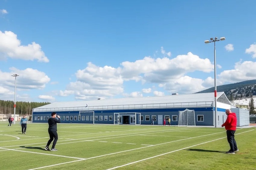 В Бурятии, благодаря поддержке ОАО «РЖД», на БАМе был открыт новый спортивный комплекс.