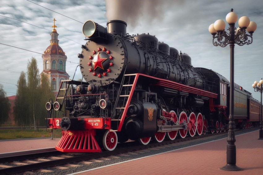 В честь 80-летия победы в Великой Отечественной войне в Кирове был реставрирован музейный паровоз.