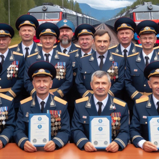 В честь празднования Дня машиниста, 45 работников Забайкальской железной дороги были удостоены наград.