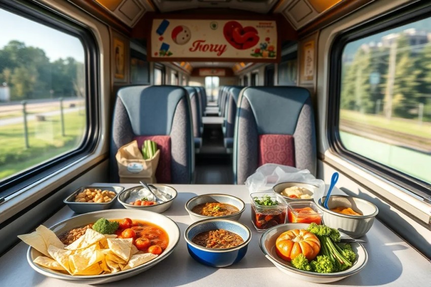 В июле 2025 года на Свердловской железной дороге наблюдался рост спроса на готовые пищевые наборы в поездах на 7%.