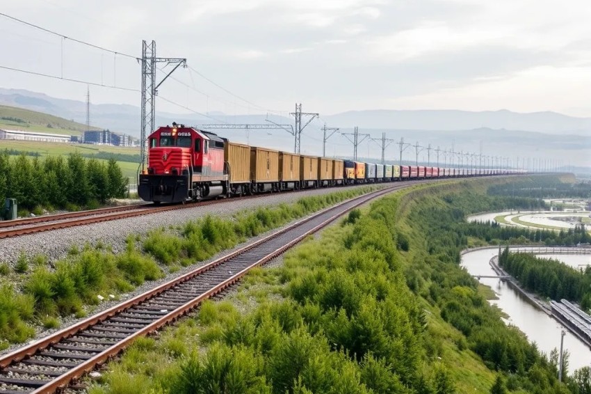 В июле этого года на Куйбышевской железнодорожной линии было перевезено 4,4 млн тонн груза.