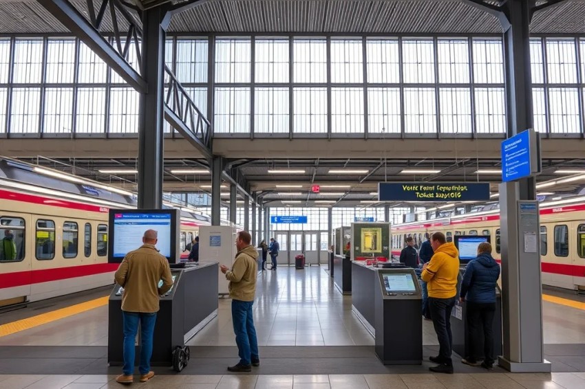 В кассах железнодорожных станций Екатеринбурга и Тюмени были установлены новые терминалы с дополнительным экраном для пассажиров.