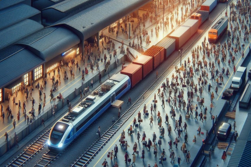 В мае 2025 года с платформ и станций Северной железнодорожной сети было отправлено свыше 1,3 миллиона путешественников.