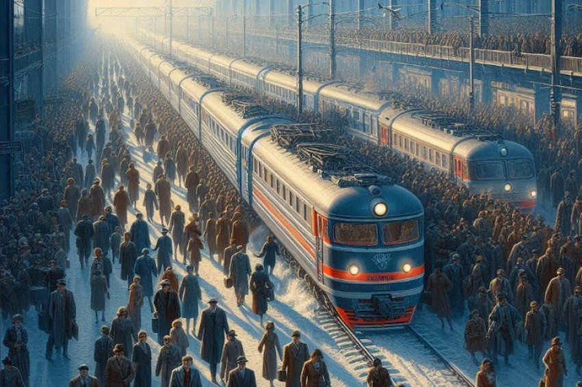 В марте 2025 года с платформ и станций Приволжской железнодорожной магистрали было отправлено 809,6 тыс. путешественников.