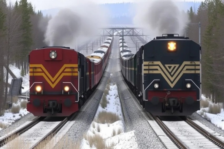 В ноябре 2025 года на Северной железнодорожной линии было перевезено 4,2 млн тонн груза.