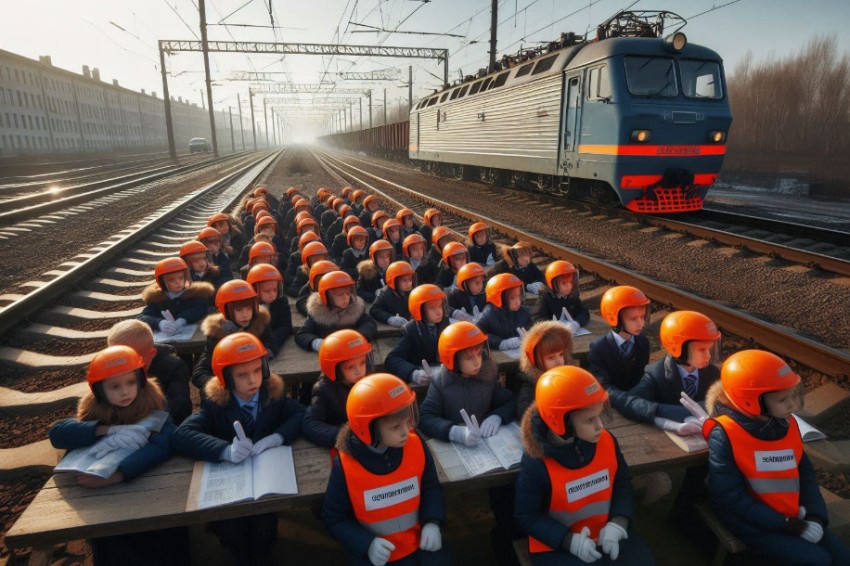 В образовательных учреждениях Калининградской области стартовали занятия по безопасности на территории объектов железнодорожной сети.