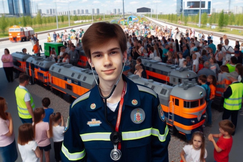 В образовательном комплексе Тюменской детской железнодорожной системы прошел масштабный День открытых дверей.