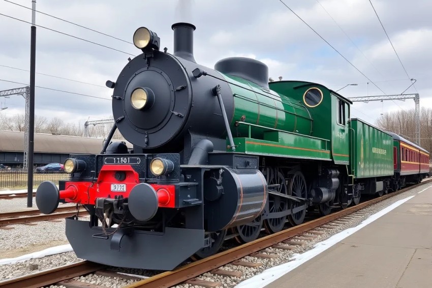 В парке Горьковской магистрали появились новые локомотивы.