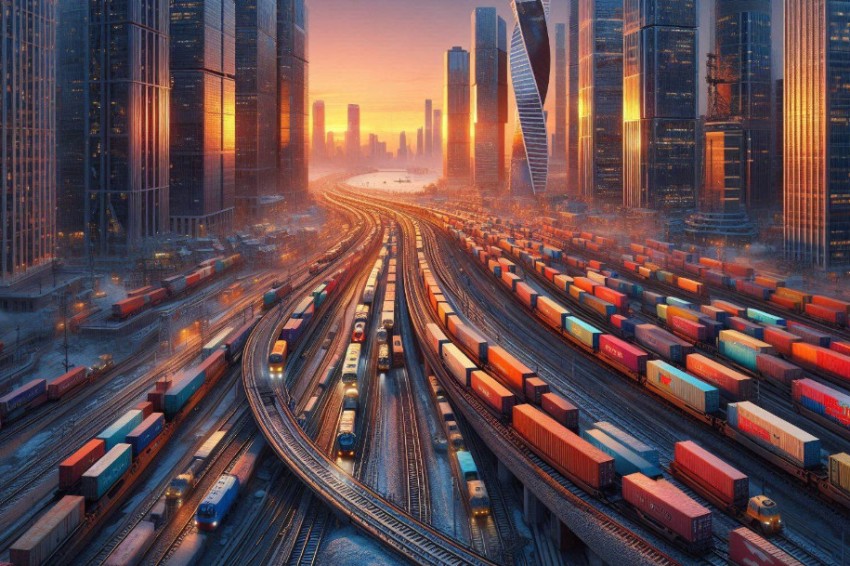 В период с января по февраль 2025 года, на территории Московской железнодорожной сети было транспортировано свыше 238 тысяч грузовых и пустых контейнеров ДФЭ.