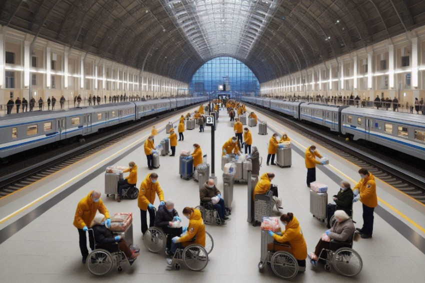 В период с января по февраль 2025 года, около 3,5 тысяч пассажиров с ограниченными возможностями получили поддержку на станциях Горьковской железнодорожной линии.