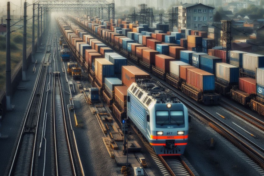 В период с января по февраль 2025 года, объем транспортировки контейнеров с вокзалов Приволжской железной дороги увеличился примерно на 40%.