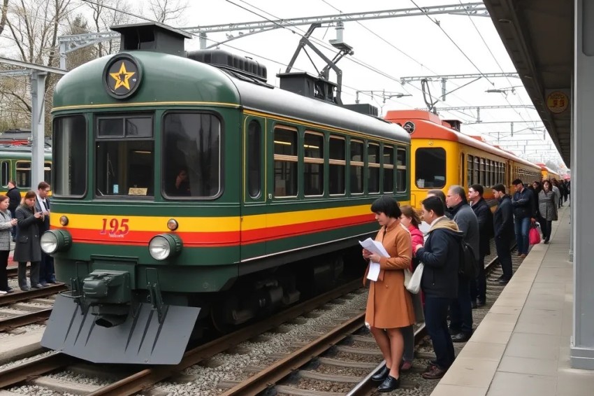 В период новогодних выходных в Красноярском регионе пригородные электрички будут следовать по специальному праздничному графику.