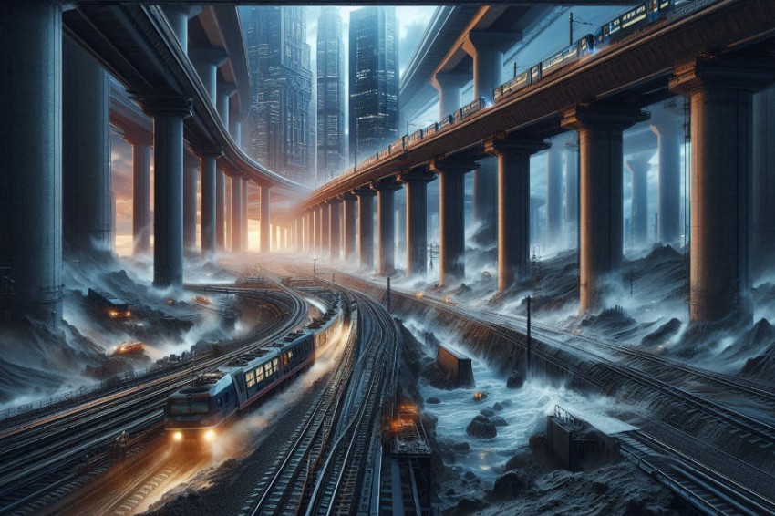 В период весеннего половодья, Свердловская железная дорога подготовила 22 поезда для предотвращения эрозии, чтобы обеспечить защиту инфраструктуры.