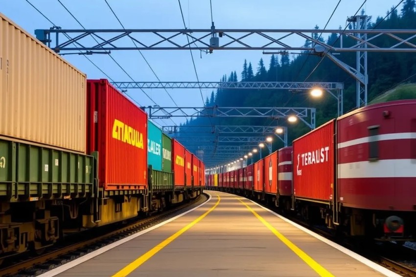 В первой половине 2025 года с платформ Северной железнодорожной линии было отправлено свыше 900 грузовых контейнерных составов.