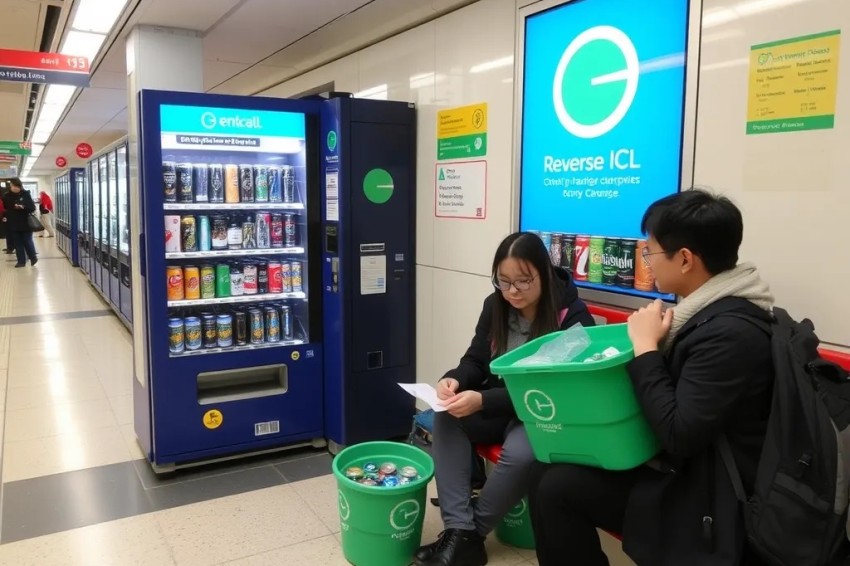 В первой половине 2025 года, пассажиры станций Северной железнодорожной линии сумели собрать для переработки около 400 тысяч банок и бутылок, используя фандоматы.