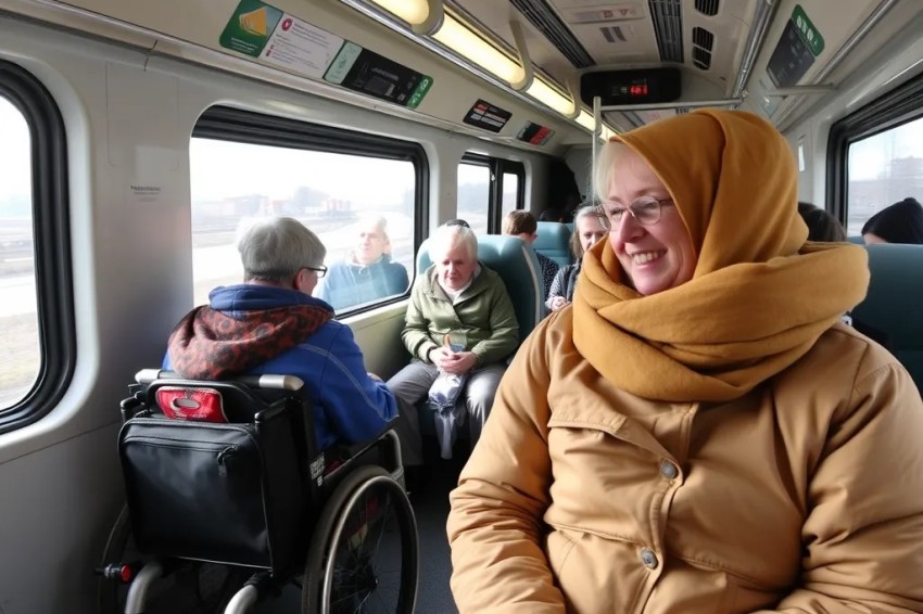 В первой половине 2025 года на Южно-Уральской железнодорожной линии более 7,7 тыс. людей с ограниченными возможностями воспользовались услугой сопровождения.