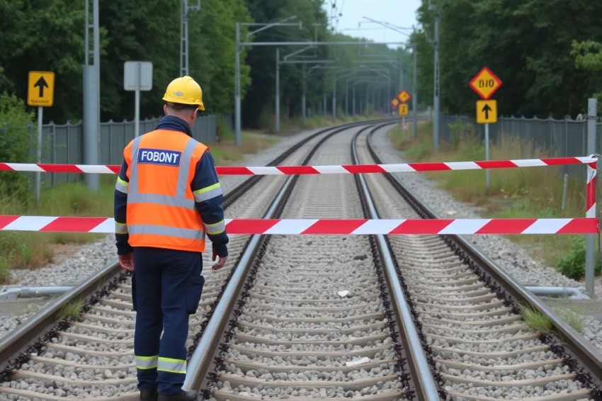 В первой половине нынешнего года, железнодорожные работники из Калининграда устранили 65 незаконных переходов через рельсы.