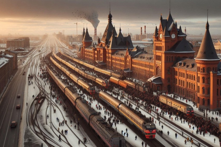 В первой половине нынешнего года транспортировка людей из Нижнего Новгорода в Санкт-Петербург увеличилась на 13,5%