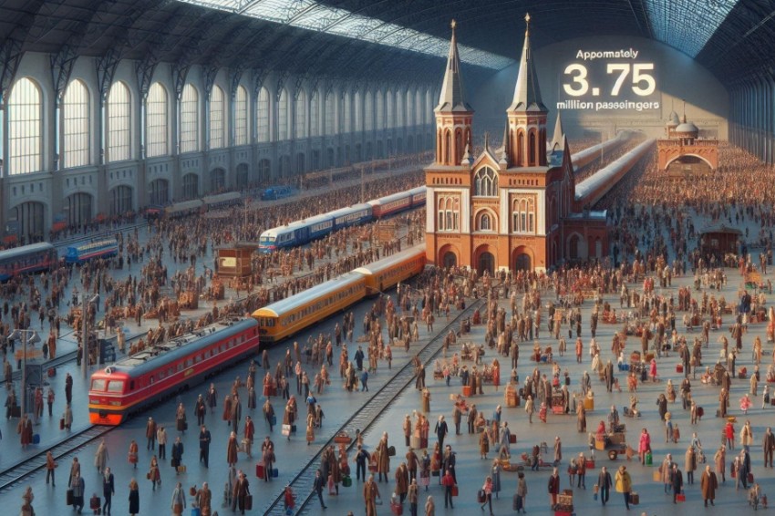 В первой половине 2025 года примерно 3,75 млн пассажиров отправились со станций и вокзалов Калининградской железнодорожной сети.