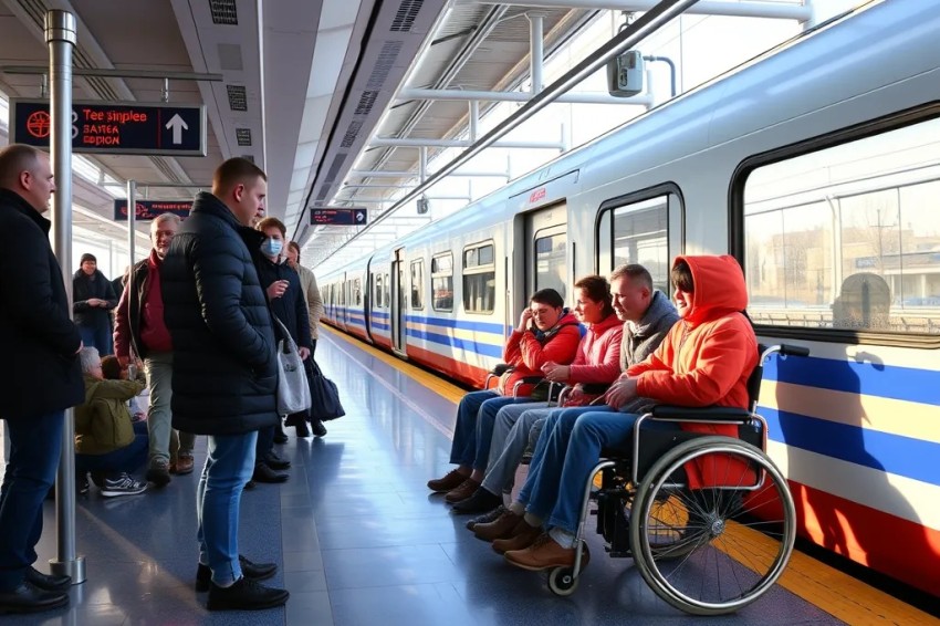 В первой половине 2025 года на станциях Восточно-Сибирской железнодорожной сети более 5 тысяч пассажиров с ограниченными возможностями получили специализированную поддержку.