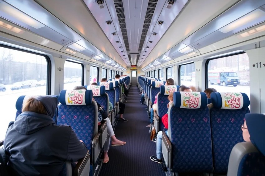 В первой половине года Российские Железные Дороги перевезли на туристических поездах свыше 586 тысяч человек.