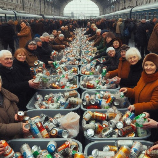 В первом триместре 2025 года гости станций Северной железнодорожной линии передали на утилизацию примерно 77 тыс. консервных банок и бутылей.