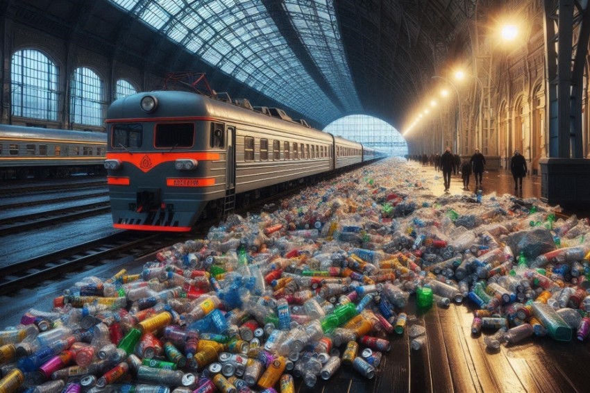 :: В первом квартале нынешнего года с железнодорожных станций Московской линии было направлено на переработку свыше 230 тыс. штук алюминиевой и пластмассовой упаковки.