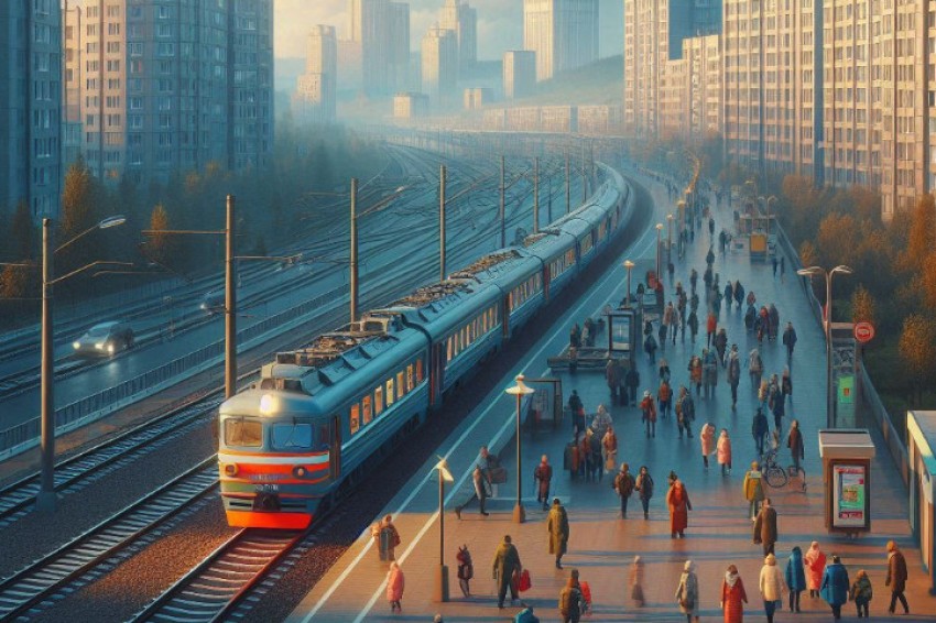 В первом триместре 2025 года произошло увеличение на 16% в числе пассажиров, которые были перевезены на пригородных поездах в Кузбассе.