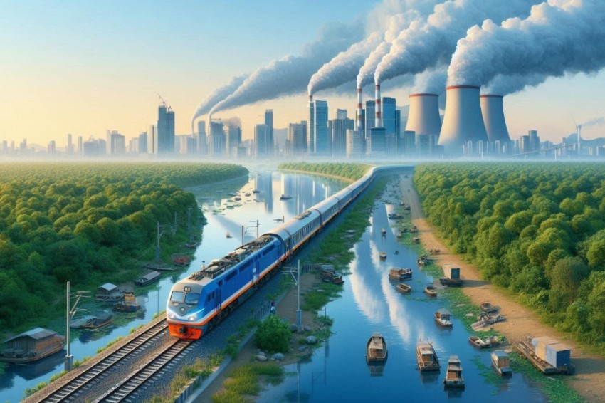 В первом триместре 2025 года, Северная железнодорожная компания уменьшила количество выбросов в атмосферу и водоемы.