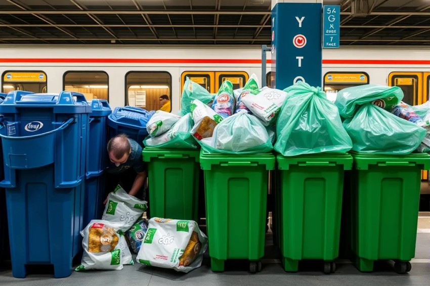 В первом полугодии 2025 года на станциях Московской железнодорожной сети было собрано около 500 тысяч единиц использованной упаковки.